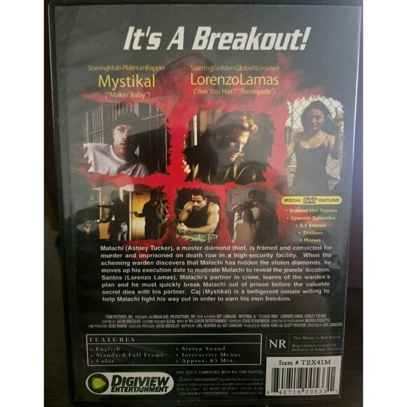 13 Dead Men DVD Starring Mystikal & Lorenzo Lamas - Picture 2 of 2